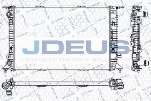 Jdeus RA0010430 - Радиатор, охлаждане на двигателя vvparts.bg