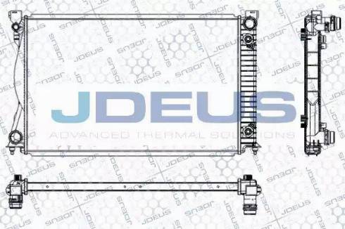 Jdeus RA0010420 - Радиатор, охлаждане на двигателя vvparts.bg