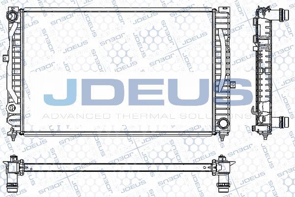 Jdeus RA0010230 - Радиатор, охлаждане на двигателя vvparts.bg