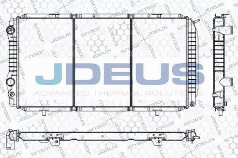 Jdeus RA0070030 - Радиатор, охлаждане на двигателя vvparts.bg