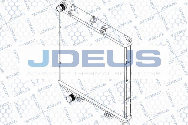 Jdeus RA0070191 - Радиатор, охлаждане на двигателя vvparts.bg