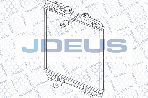 Jdeus RA0070160 - Радиатор, охлаждане на двигателя vvparts.bg