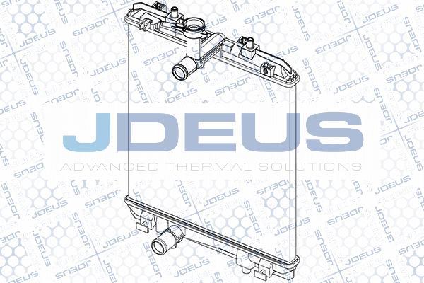 Jdeus RA0070170 - Радиатор, охлаждане на двигателя vvparts.bg