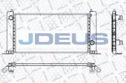 Jdeus RA0110851 - Радиатор, охлаждане на двигателя vvparts.bg