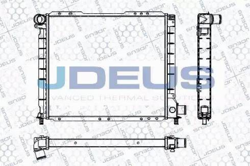 Jdeus RA0110260 - Радиатор, охлаждане на двигателя vvparts.bg