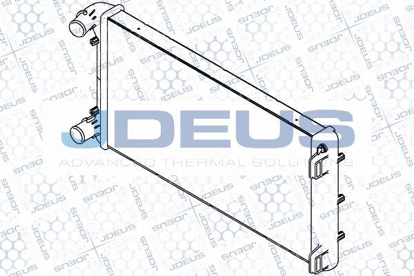 Jdeus RA0110730 - Радиатор, охлаждане на двигателя vvparts.bg