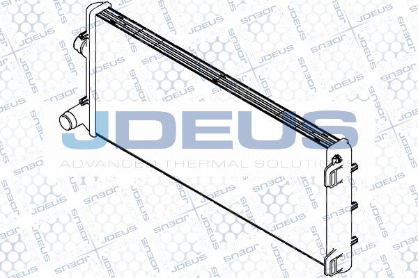 Jdeus RA0110720 - Радиатор, охлаждане на двигателя vvparts.bg