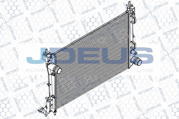 Jdeus RA0111151 - Радиатор, охлаждане на двигателя vvparts.bg