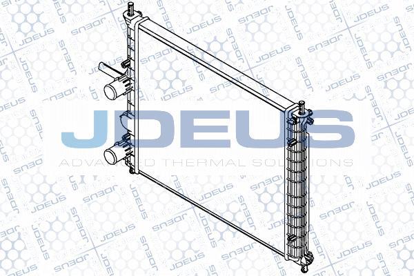 Jdeus RA0111170 - Радиатор, охлаждане на двигателя vvparts.bg