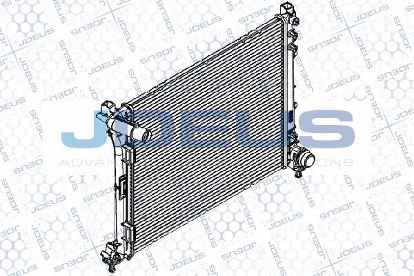 Jdeus RA0111350 - Радиатор, охлаждане на двигателя vvparts.bg