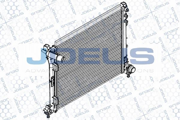 Jdeus RA0111351 - Радиатор, охлаждане на двигателя vvparts.bg