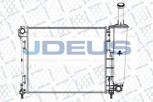 Jdeus RA0111240 - Радиатор, охлаждане на двигателя vvparts.bg