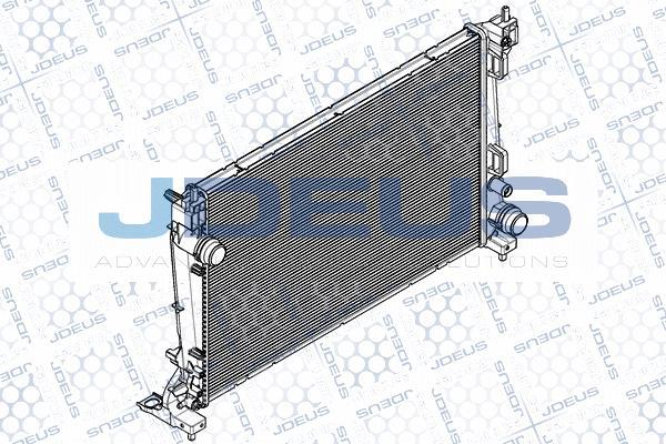 Jdeus RA0111260 - Радиатор, охлаждане на двигателя vvparts.bg