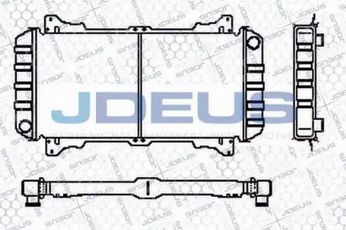 Jdeus RA0120350 - Радиатор, охлаждане на двигателя vvparts.bg