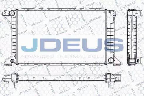 Jdeus RA0120770 - Радиатор, охлаждане на двигателя vvparts.bg