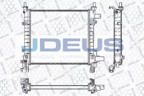 Jdeus RA0121001 - Радиатор, охлаждане на двигателя vvparts.bg