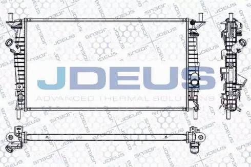 Jdeus RA0121140 - Радиатор, охлаждане на двигателя vvparts.bg