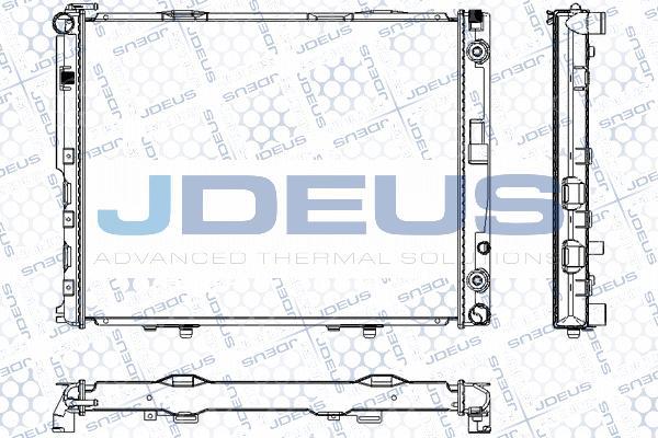 Jdeus RA0170430 - Радиатор, охлаждане на двигателя vvparts.bg