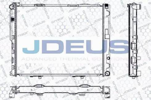 Jdeus RA0170420 - Радиатор, охлаждане на двигателя vvparts.bg