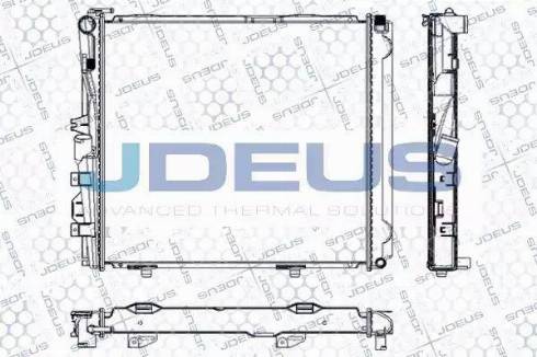Jdeus RA0170540 - Радиатор, охлаждане на двигателя vvparts.bg