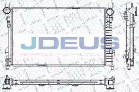 Jdeus RA0170570 - Радиатор, охлаждане на двигателя vvparts.bg