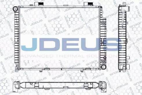 Jdeus RA0170650 - Радиатор, охлаждане на двигателя vvparts.bg