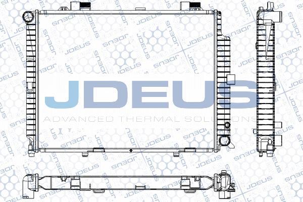 Jdeus RA0170630 - Радиатор, охлаждане на двигателя vvparts.bg
