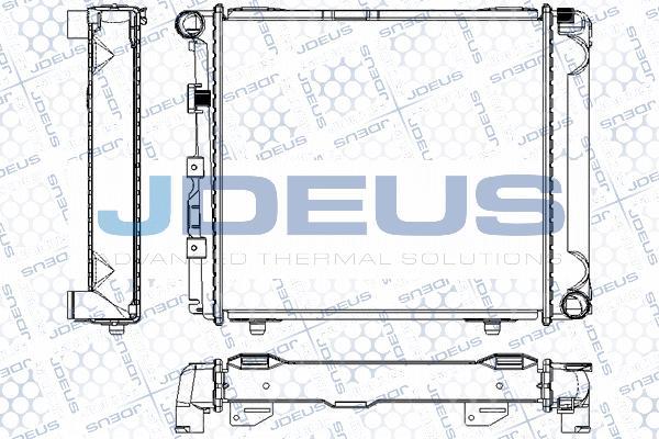 Jdeus RA0170150 - Радиатор, охлаждане на двигателя vvparts.bg