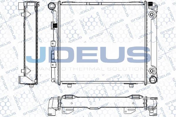 Jdeus RA0170160 - Радиатор, охлаждане на двигателя vvparts.bg