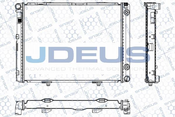 Jdeus RA0170120 - Радиатор, охлаждане на двигателя vvparts.bg