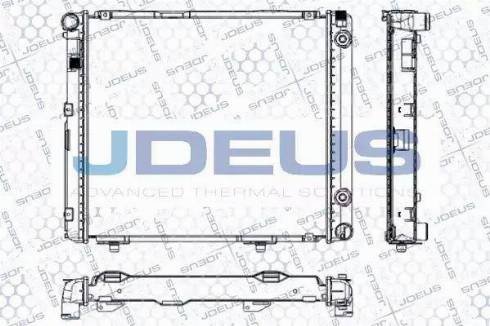 Jdeus RA0170290 - Радиатор, охлаждане на двигателя vvparts.bg