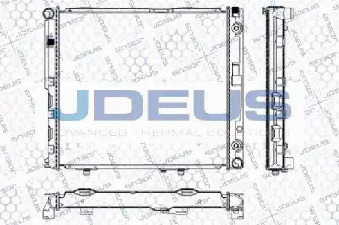 Jdeus RA0170240 - Радиатор, охлаждане на двигателя vvparts.bg