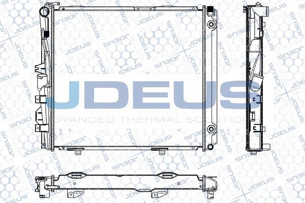 Jdeus RA0170200 - Радиатор, охлаждане на двигателя vvparts.bg