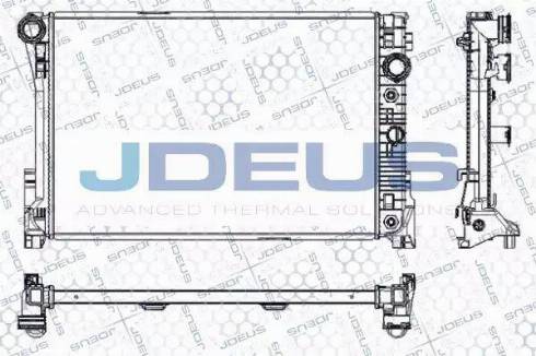 Jdeus RA0171000 - Радиатор, охлаждане на двигателя vvparts.bg