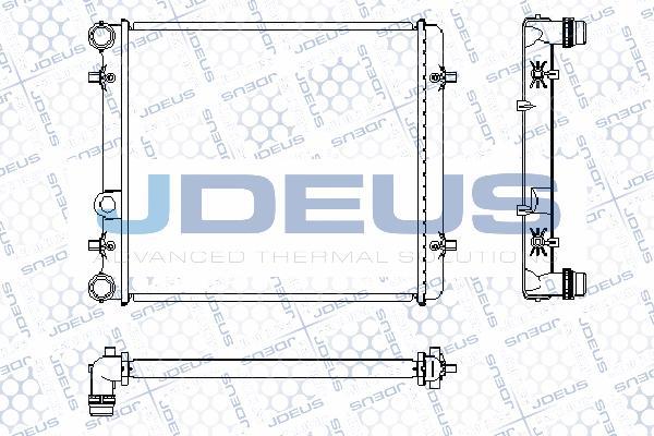 Jdeus RA0300420 - Радиатор, охлаждане на двигателя vvparts.bg