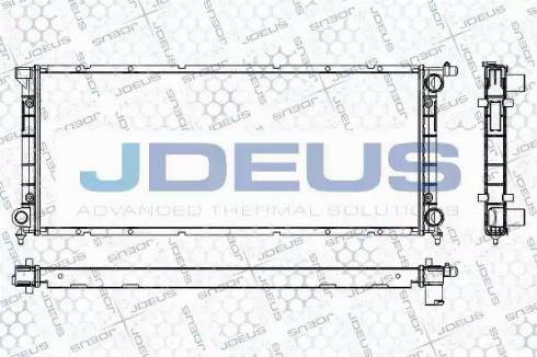 Jdeus RA0300301 - Радиатор, охлаждане на двигателя vvparts.bg
