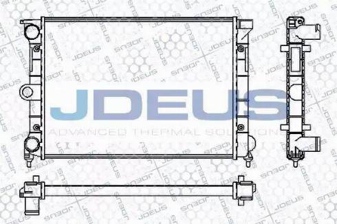 Jdeus RA0300330 - Радиатор, охлаждане на двигателя vvparts.bg