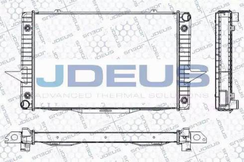Jdeus RA0310480 - Радиатор, охлаждане на двигателя vvparts.bg