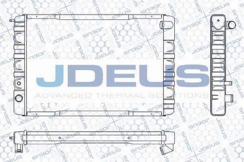 Jdeus RA0310050S - Радиатор, охлаждане на двигателя vvparts.bg