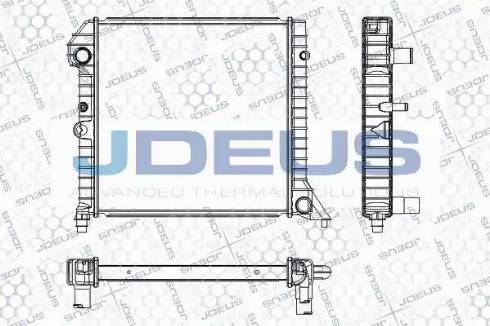 Jdeus RA0310141 - Радиатор, охлаждане на двигателя vvparts.bg