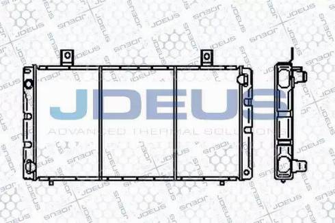 Jdeus RA0240020 - Радиатор, охлаждане на двигателя vvparts.bg