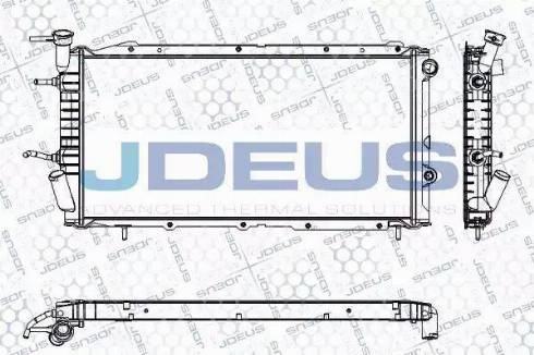 Jdeus RA0260061 - Радиатор, охлаждане на двигателя vvparts.bg