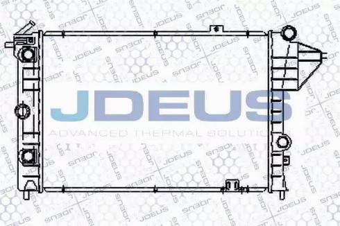 Jdeus RA0200590 - Радиатор, охлаждане на двигателя vvparts.bg