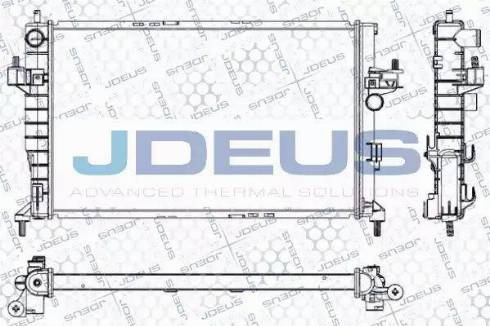 Jdeus RA0200720 - Радиатор, охлаждане на двигателя vvparts.bg