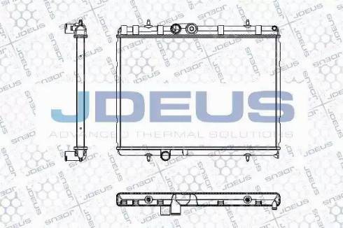 Jdeus RA0210370 - Радиатор, охлаждане на двигателя vvparts.bg