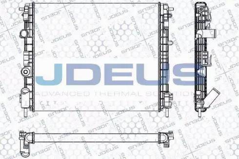 Jdeus RA0230650 - Радиатор, охлаждане на двигателя vvparts.bg