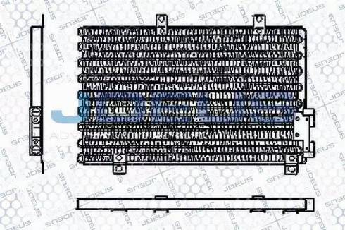 Jdeus RA7000040 - Кондензатор, климатизация vvparts.bg