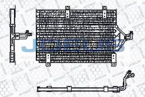 Jdeus RA7000030 - Кондензатор, климатизация vvparts.bg