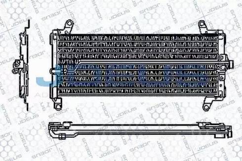 Jdeus RA7110460 - Кондензатор, климатизация vvparts.bg