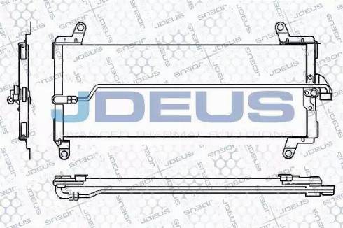 Jdeus RA7110461 - Кондензатор, климатизация vvparts.bg